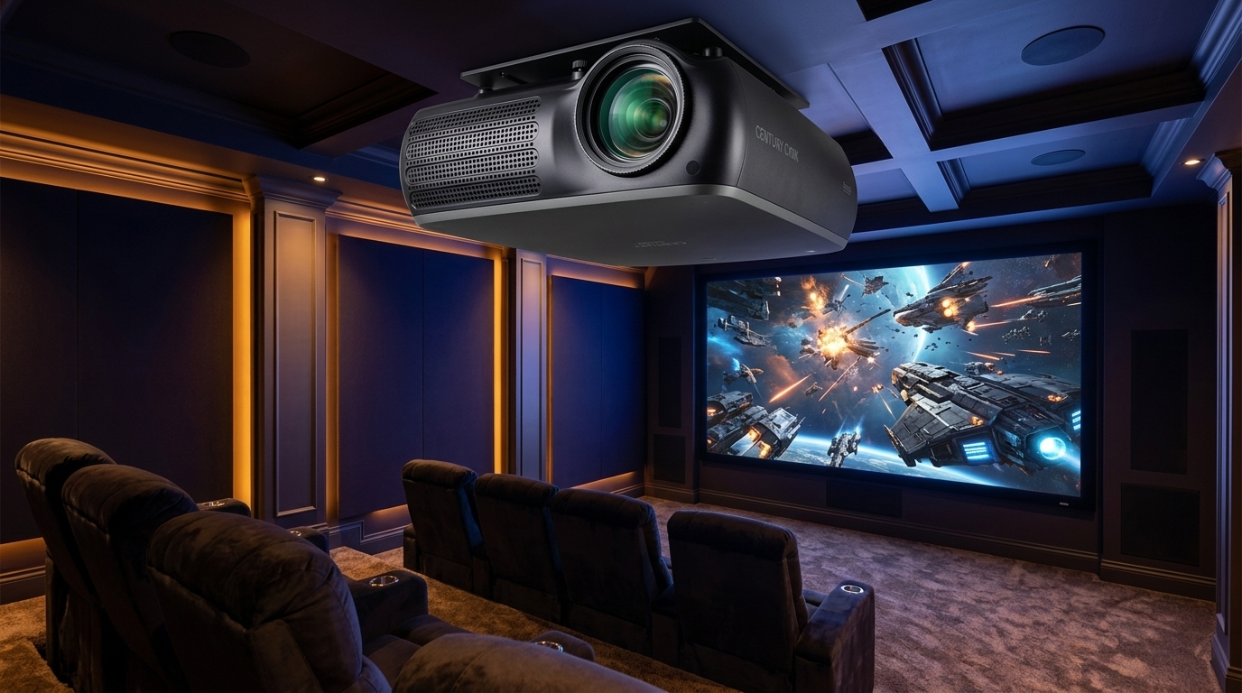 Century CX8K Smart Laser Projector Review: 8K Resolution & 0.8 Short Throw Put to the Test Hardware Review Ambient Hero