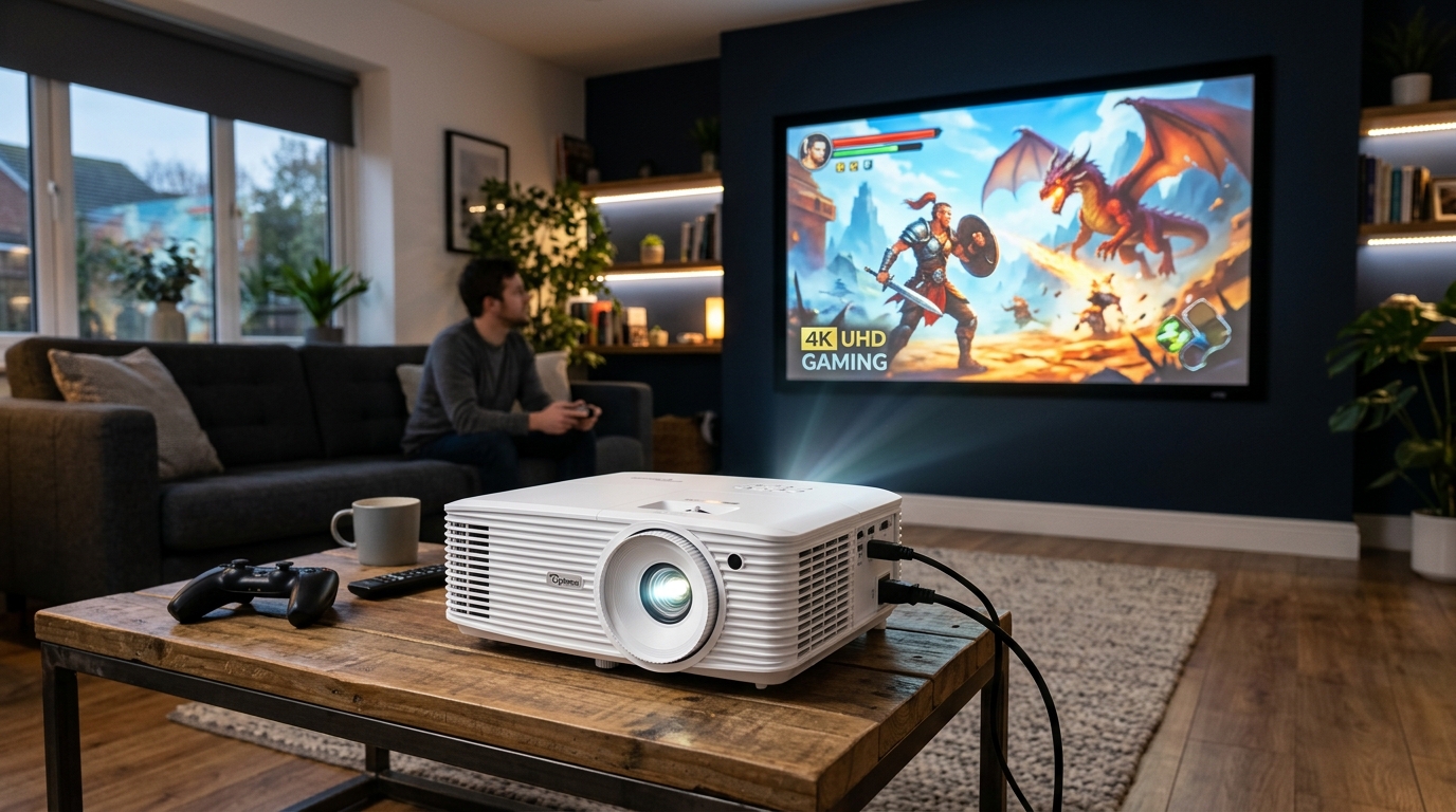 Optoma UHD38x 4K Projector Review: 4,000 Lumens & 240Hz Gaming Tested